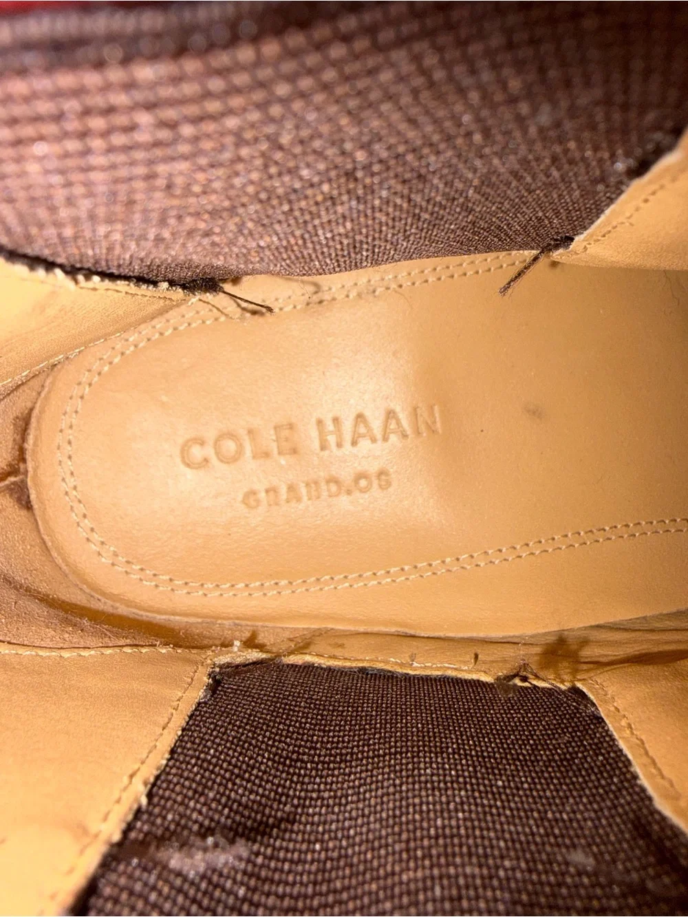 Cole Haan Men's Dark Brown Leather Chukka Chelsea Boots